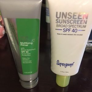 Cane and Austin  primer & Supergoop